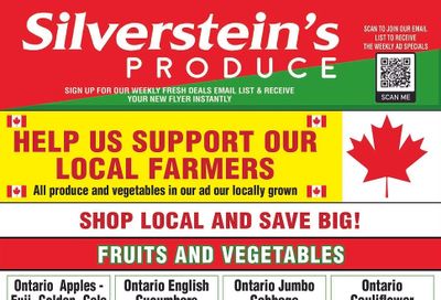 Silverstein's Produce Flyer October 21 to 29