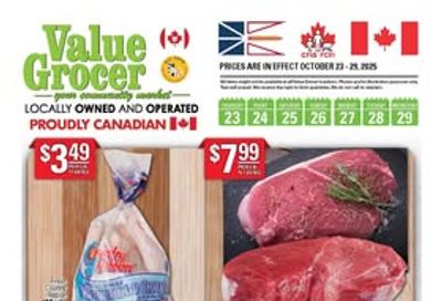 Value Grocer Flyer October 23 to 29