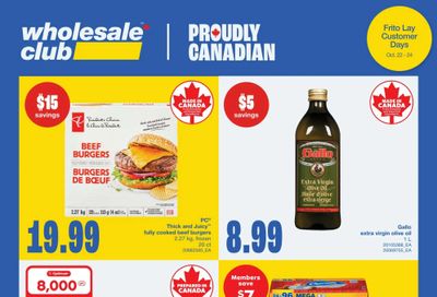 Wholesale Club (West) Flyer October 23 to November 12