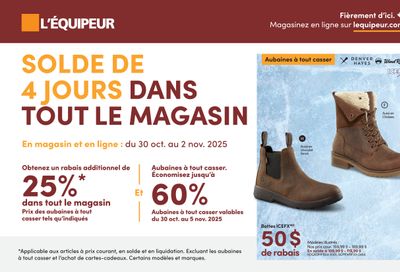 L'Équipeur Flyer October 23 to November 5
