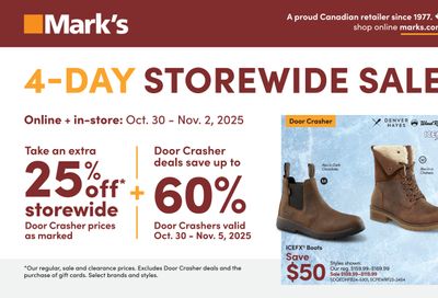 Mark's Flyer October 23 to November 5
