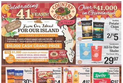 Country Grocer Flyer October 24 to 30