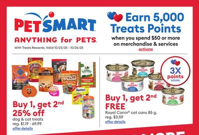 PetSmart Flyer October 23 to 26 PetSmart Flyer October 23 to 26