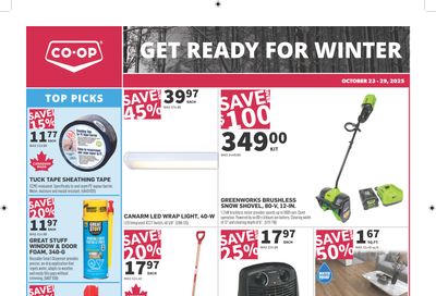 Co-op (West) Home Centre Flyer October 23 to 29 Co-op (West) Home Centre Flyer October 23 to 29