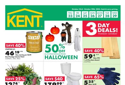 Kent Building Supplies Flyer October 23 to 29