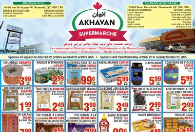 Akhavan Supermarche Flyer October 22 to 28