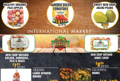 Fred's Farm Fresh Flyer October 22 to 28