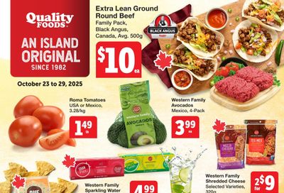 Quality Foods Flyer October 23 to 29 Quality Foods Flyer October 23 to 29