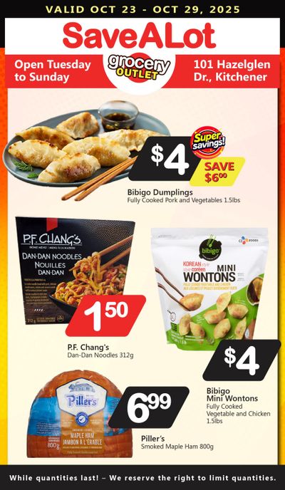 SaveALot Grocery Outlet Flyer October 23 to 29
