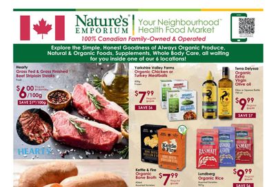Nature's Emporium Bi-Weekly Flyer October 23 to November 5 Nature's Emporium Bi-Weekly Flyer October 23 to November 5