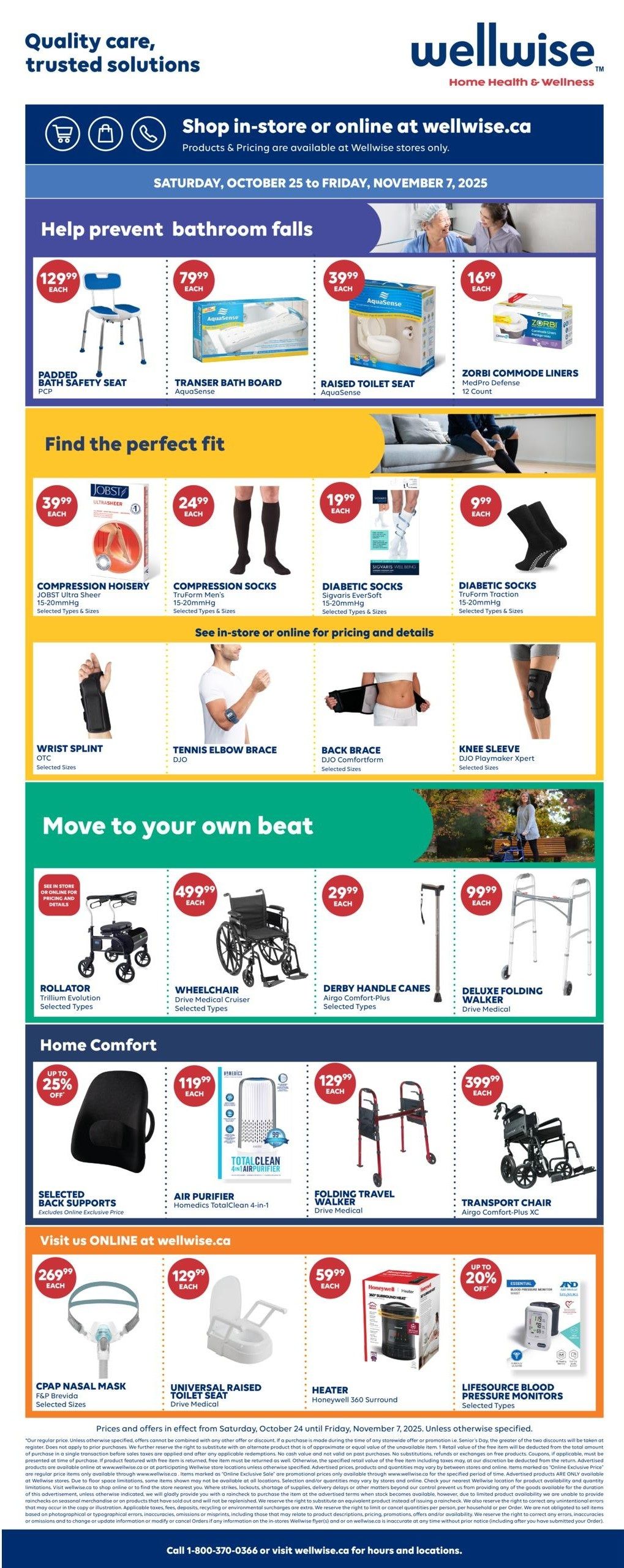 Wellwise By Shoppers Flyer October 25 to 31