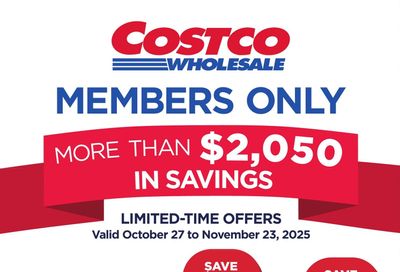 Costco Warehouse Savings Flyer October 27 to November 23