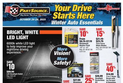 PartSource Flyer October 24 to 29 PartSource Flyer October 24 to 29