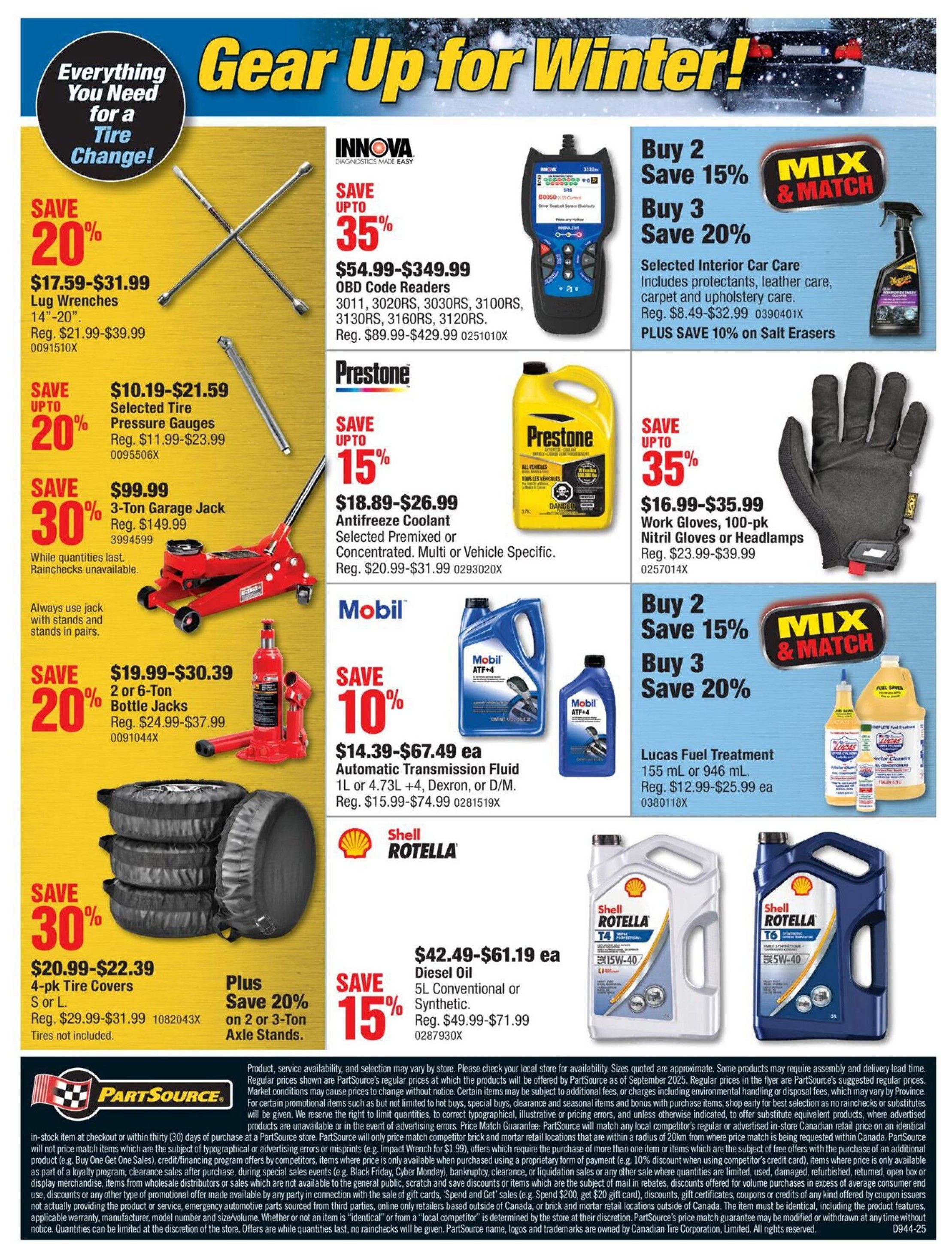 PartSource Flyer October 24 to 29