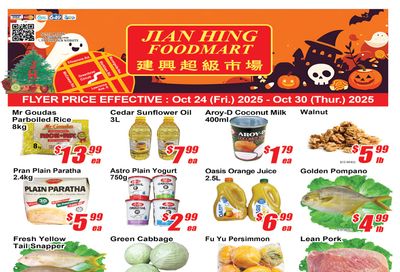 Jian Hing Foodmart (Scarborough) Flyer October 24 to 30