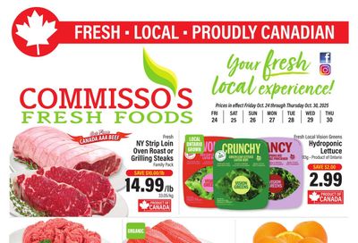 Commisso's Fresh Foods Flyer October 24 to 30
