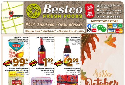 BestCo Food Mart (Downtown Toronto) Flyer October 24 to 30