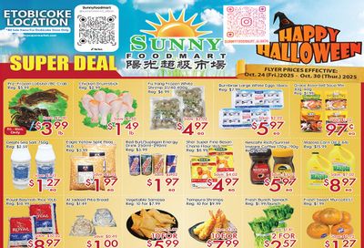 Sunny Foodmart (Etobicoke) Flyer October 24 to 30