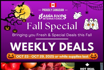 Basha Foods International Flyer October 23 to 29 Basha Foods International Flyer October 23 to 29