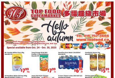 Top Food Supermarket Flyer October 24 to 30