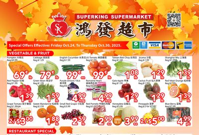 Superking Supermarket (North York) Flyer October 24 to 30