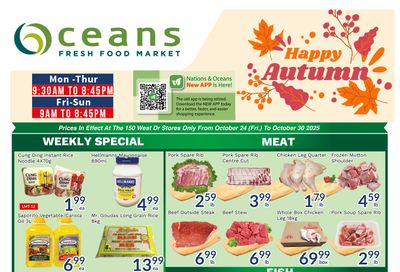Oceans Fresh Food Market (Brampton) Flyer October 24 to 30