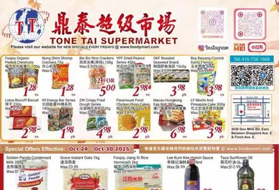 Tone Tai Supermarket Flyer October 24 to 30