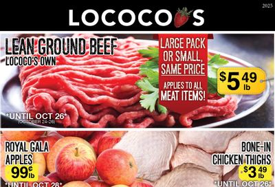 Lococo's Flyer October 24 to 28