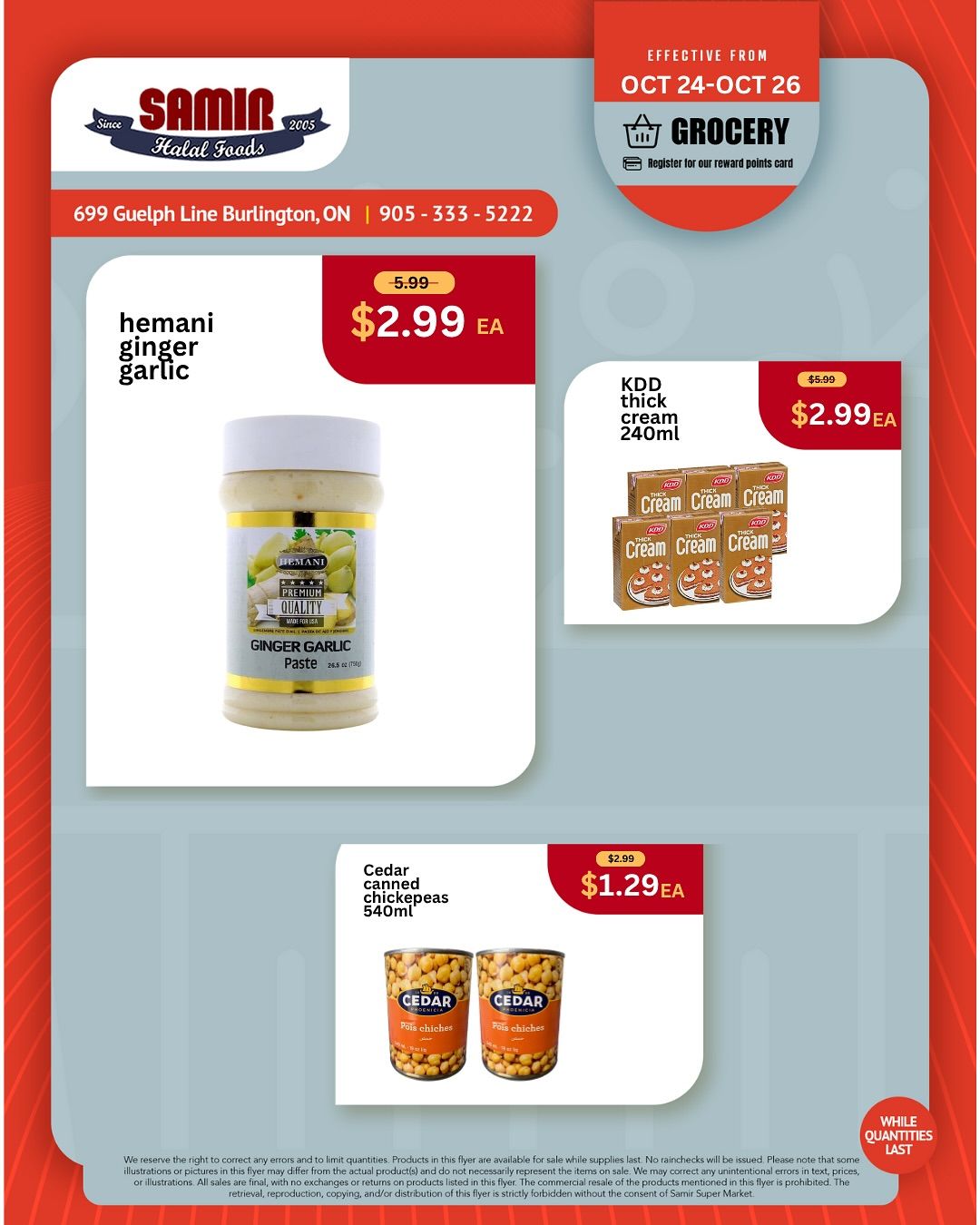 Samir Supermarket Flyer October 24 to 26