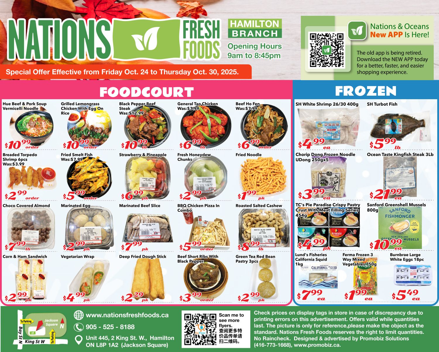 Nations Fresh Foods (Hamilton) Flyer October 24 to 30
