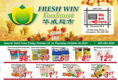 Fresh Win Foodmart Flyer October 24 to 30