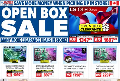 2001 Audio Video Flyer October 24 to 30