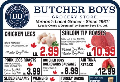 Butcher Boys Grocery Store Flyer October 24 to 30