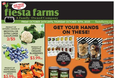 Fiesta Farms Flyer October 24 to 30