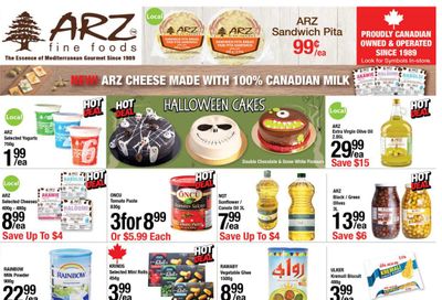 Arz Fine Foods Flyer October 24 to 30
