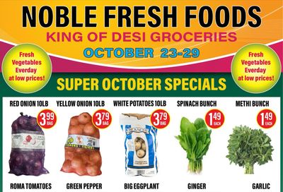 Noble Fresh Foods Flyer October 23 to 29