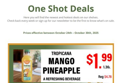 Country Traditions One-Shot Deals Flyer October 24 to 30 Country Traditions One-Shot Deals Flyer October 24 to 30