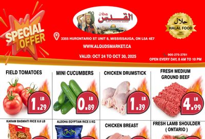 Al-Quds Supermarket Flyer October 24 to 30 Al-Quds Supermarket Flyer October 24 to 30