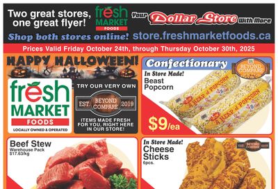 Fresh Market Foods Flyer October 24 to 30