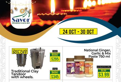 Savor Supermarket Flyer October 24 to 30