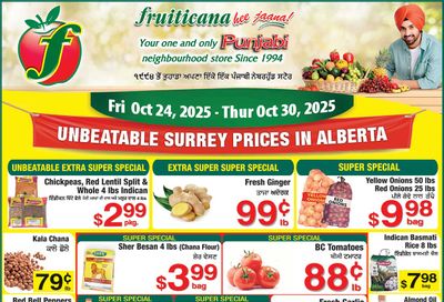 Fruiticana (Edmonton) Flyer October 24 to 30