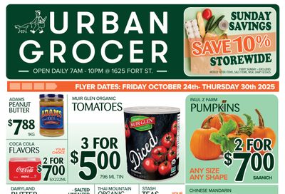 Urban Grocer Flyer October 24 to 30