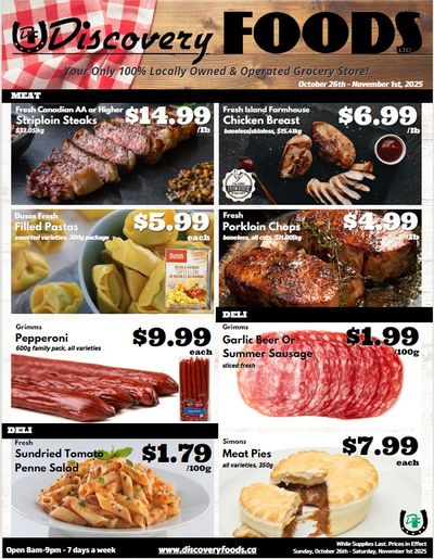 Discovery Foods Flyer October 26 to November 1