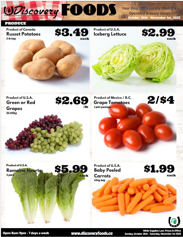 Discovery Foods Flyer October 26 to November 1