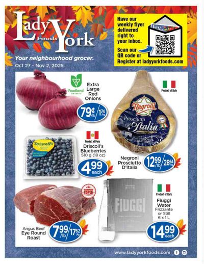 Lady York Foods Flyer October 27 to November 2