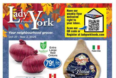Lady York Foods Flyer October 27 to November 2