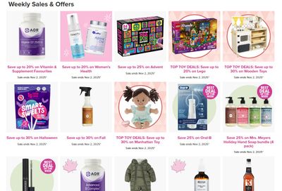 Well.ca Weekly Sales October 27 to November 2