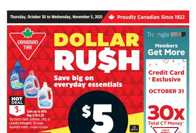 Canadian Tire (Atlantic) Flyer October 30 to November 5 Canadian Tire (Atlantic) Flyer October 30 to November 5