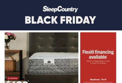 Sleep Country Flyer October 29 to November 4