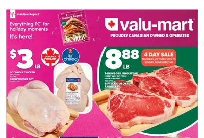 Valu-mart Flyer October 30 to November 5